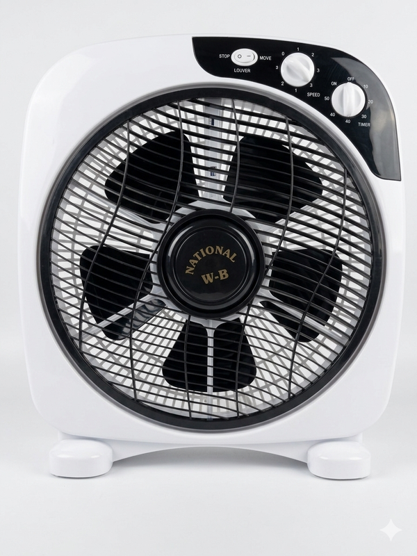'-  NATIONAL WB Black & White fan -  Abouche3le