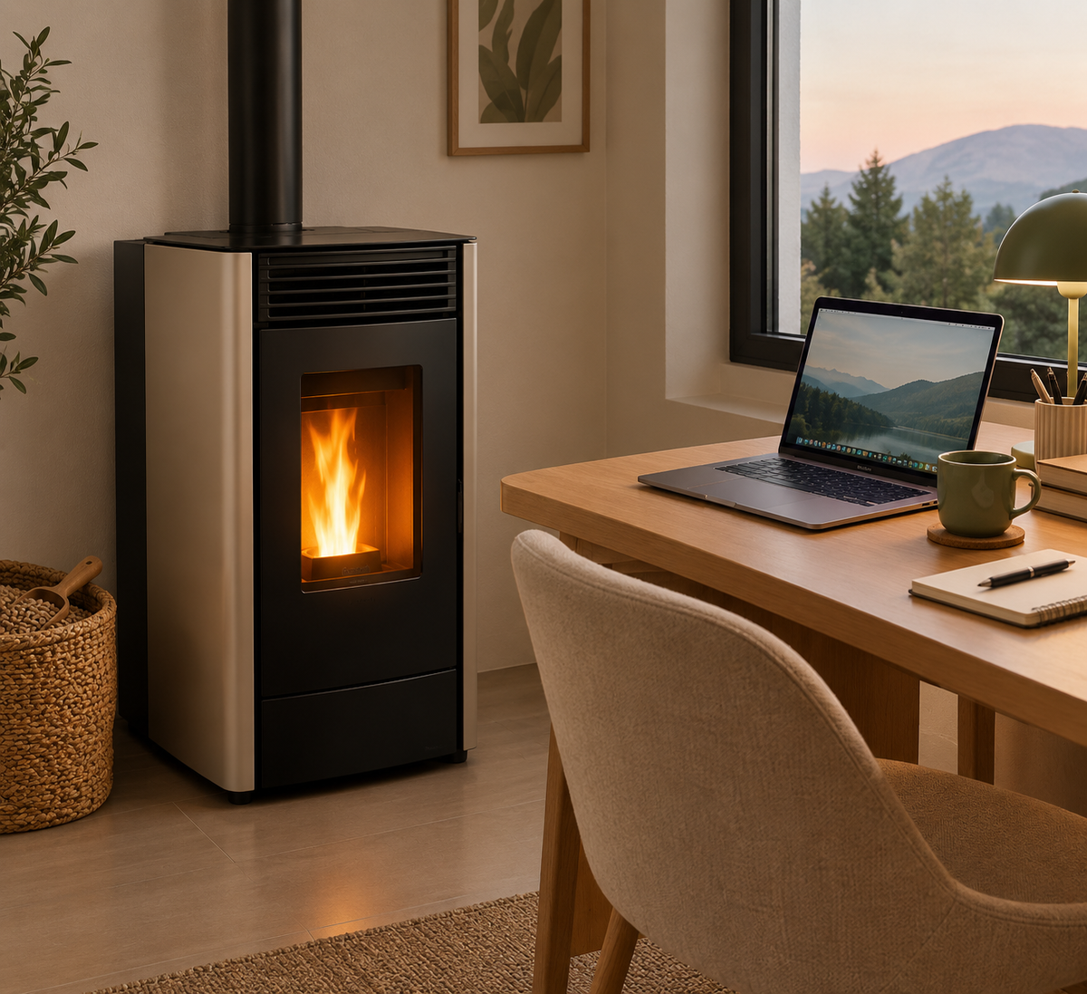 Smart Pellet Stove with Digital Computer Control | Abou Che3le