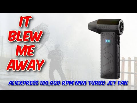 180000 RPM Mini Turbo Jet Fan Review Abou Che3le