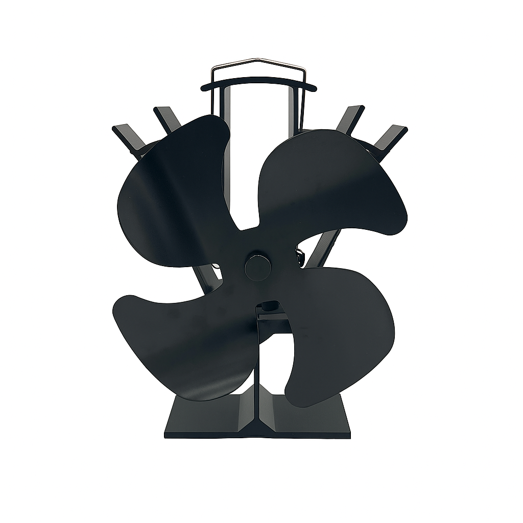Voda Eco Heat Powered Wood Stove Fan - VDSF684B | Premium Wood Stove & Heating | Abou Che3le Lebanon